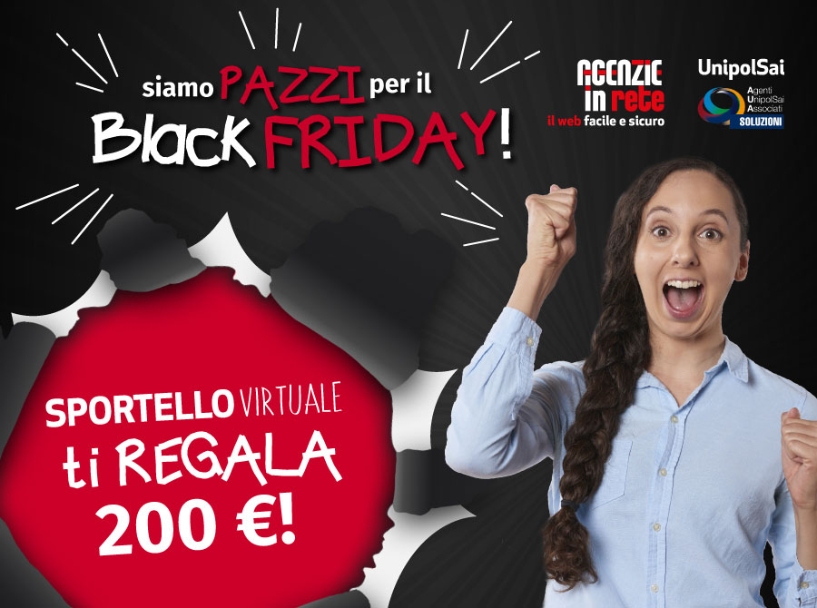 Tutti pazzi per il black friday